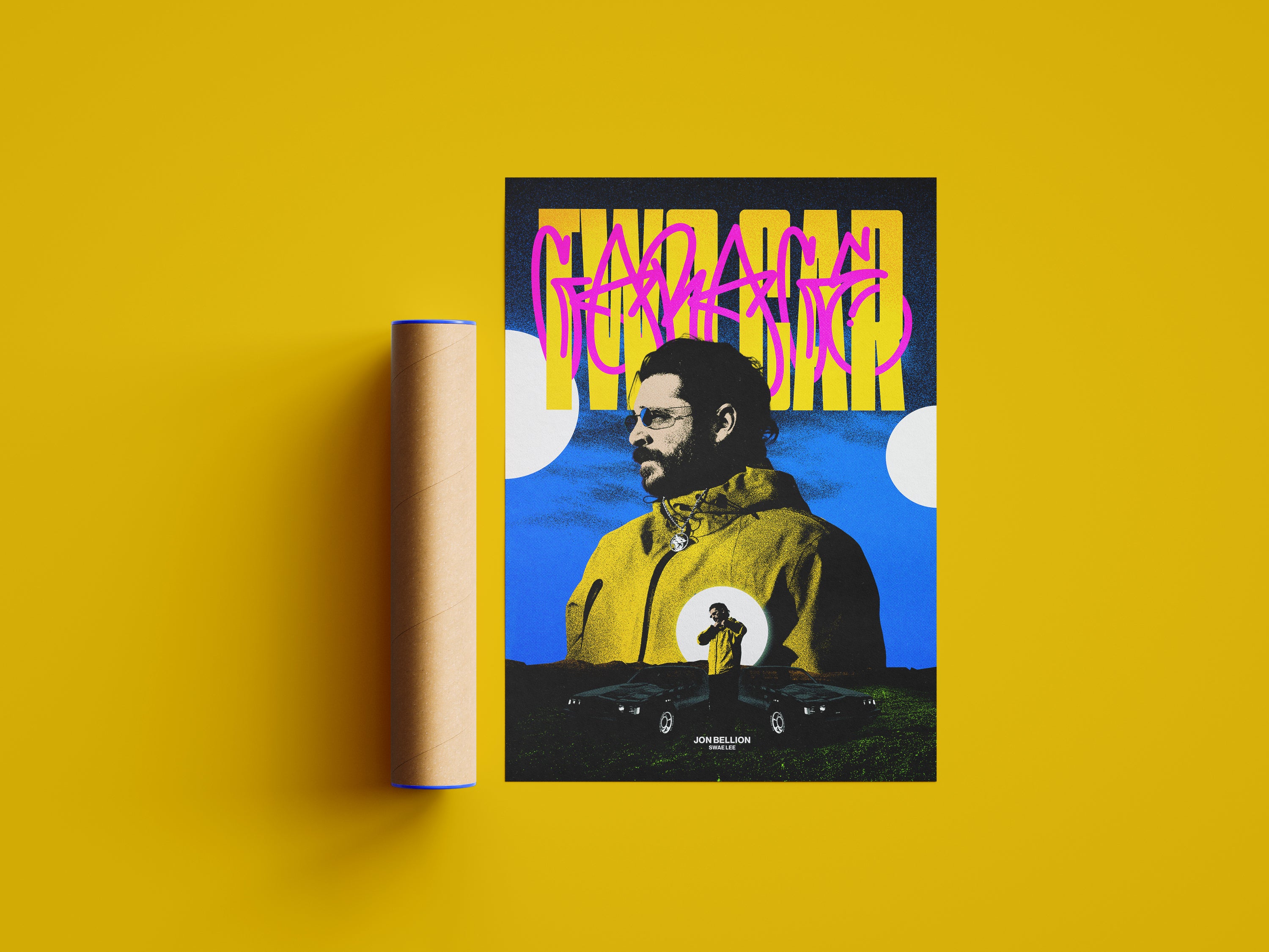 Jon Bellion “Two Car Garage” Poster Modern Hip-Hop Fan Art Print