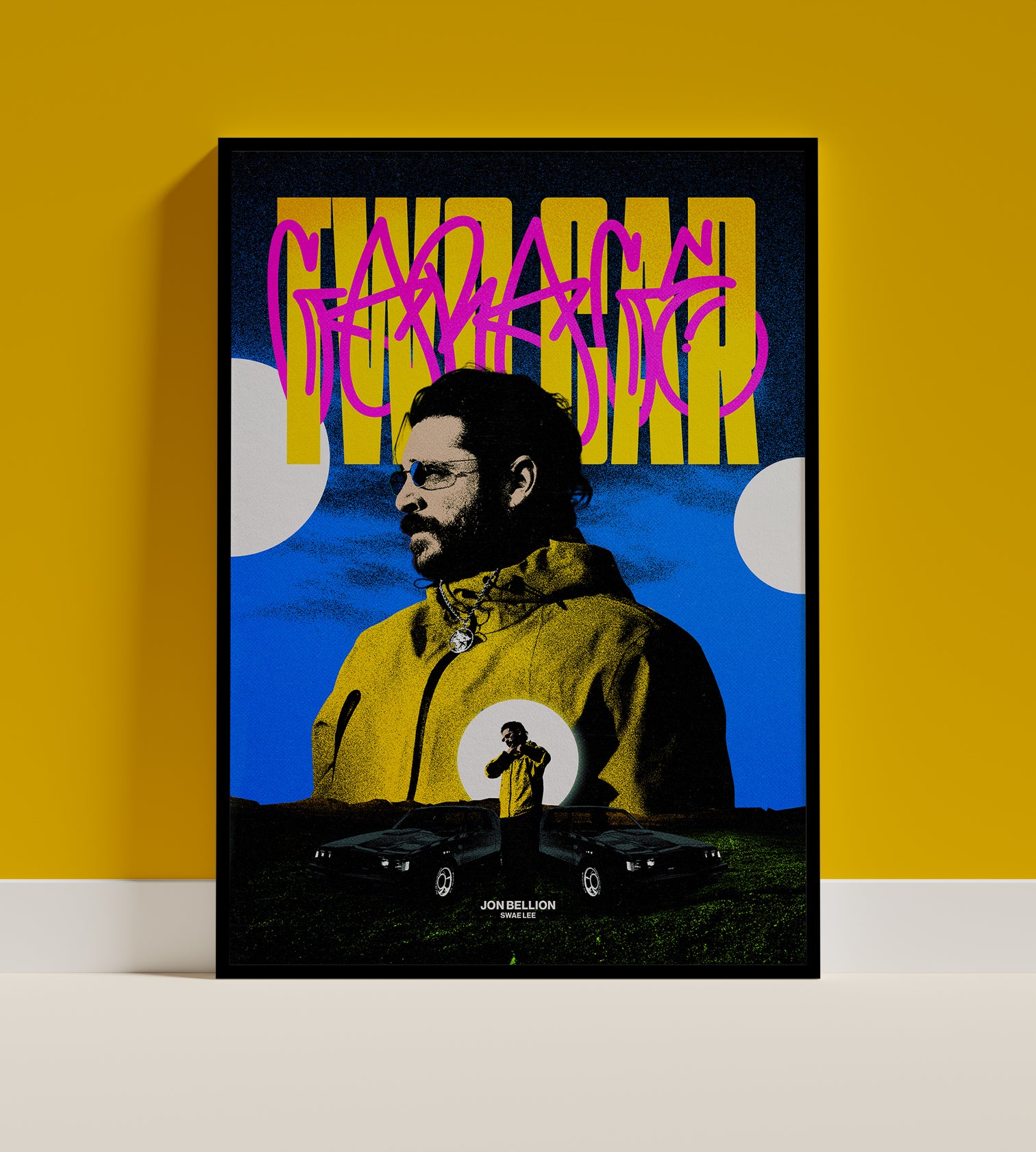 Jon Bellion “Two Car Garage” Poster Modern Hip-Hop Fan Art Print