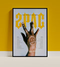 2Pac Poster | Hip Hop Wall Art Print | Rap Music Decor | 90s West Coast Rap