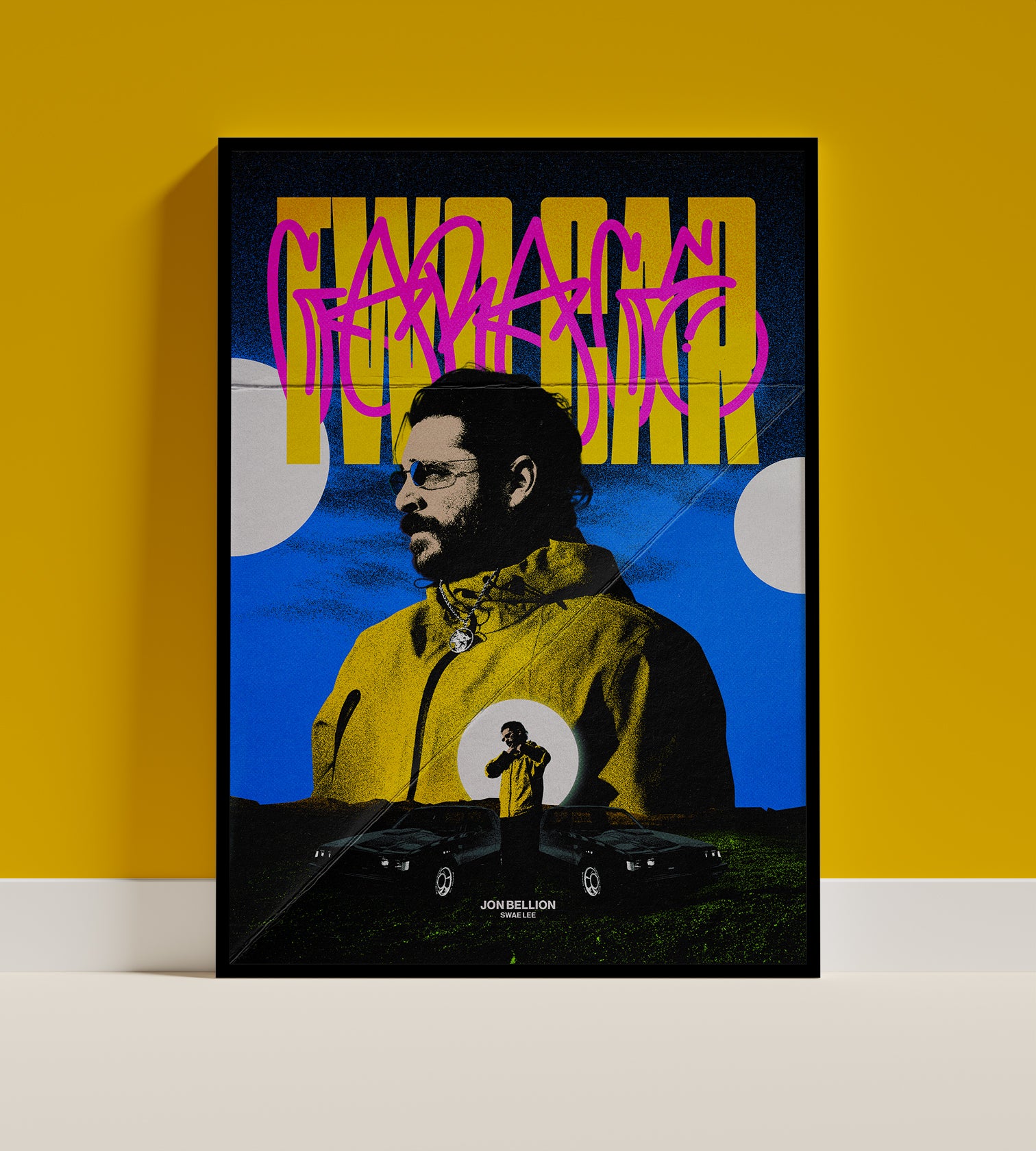 Jon Bellion “Two Car Garage” Poster Modern Hip-Hop Fan Art Print