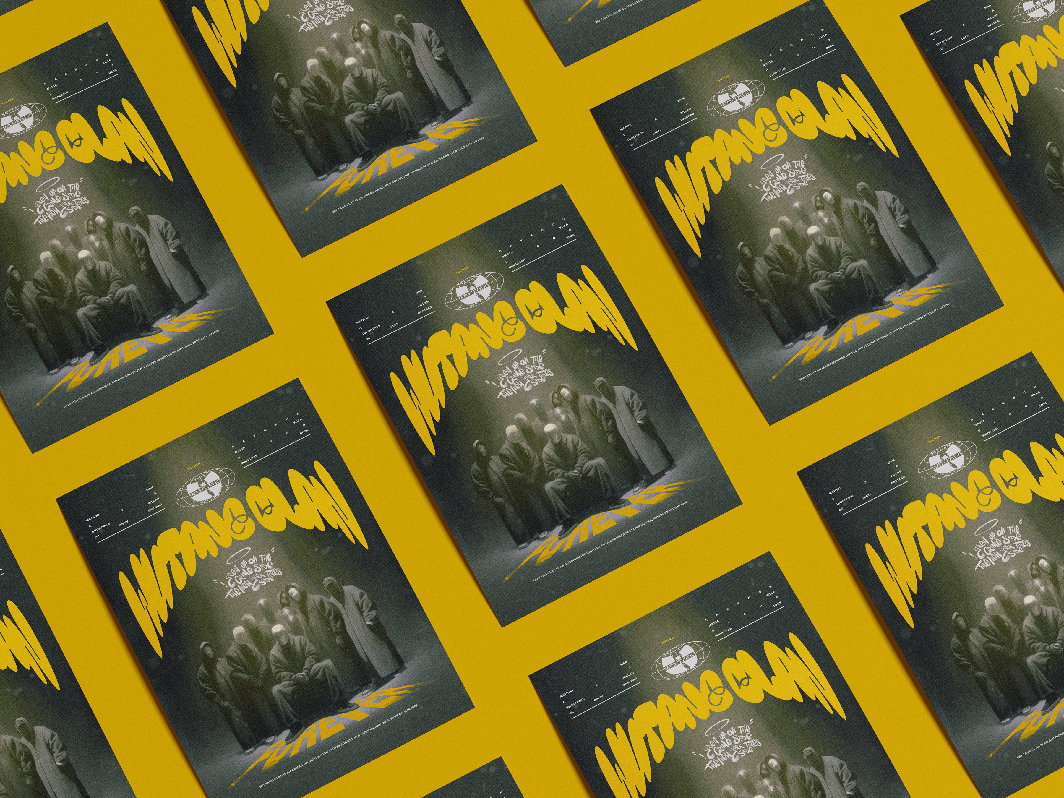 Wu-Tang Clan Classic Matte Paper Poster