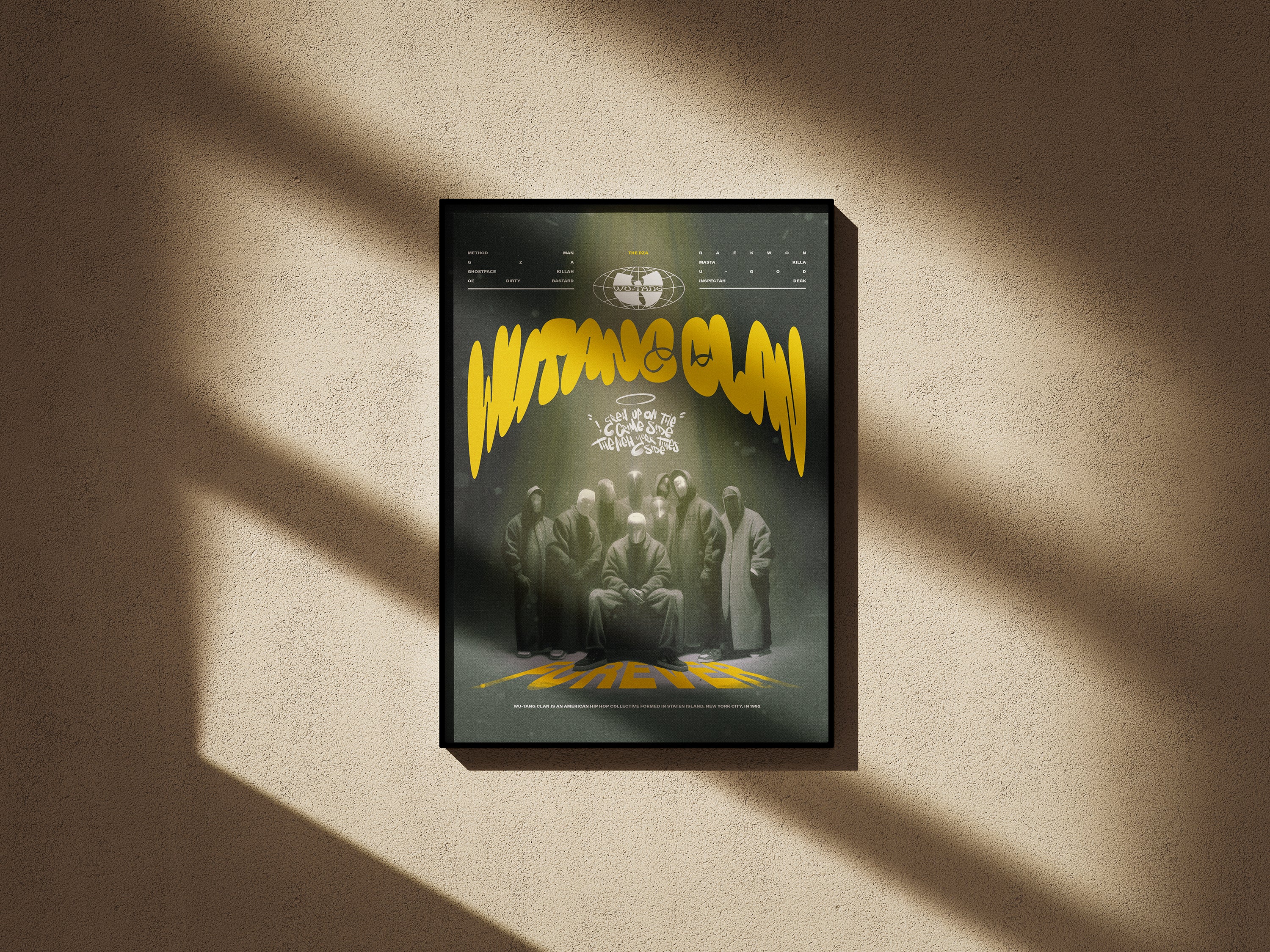 Wu-Tang Clan Classic Matte Paper Poster